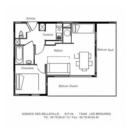 Residence Bellevue - Appartement Lumineux - Au Pieds Des Pistes - Balcon Mae-3484 圣马丁德贝尔维尔 外观 照片