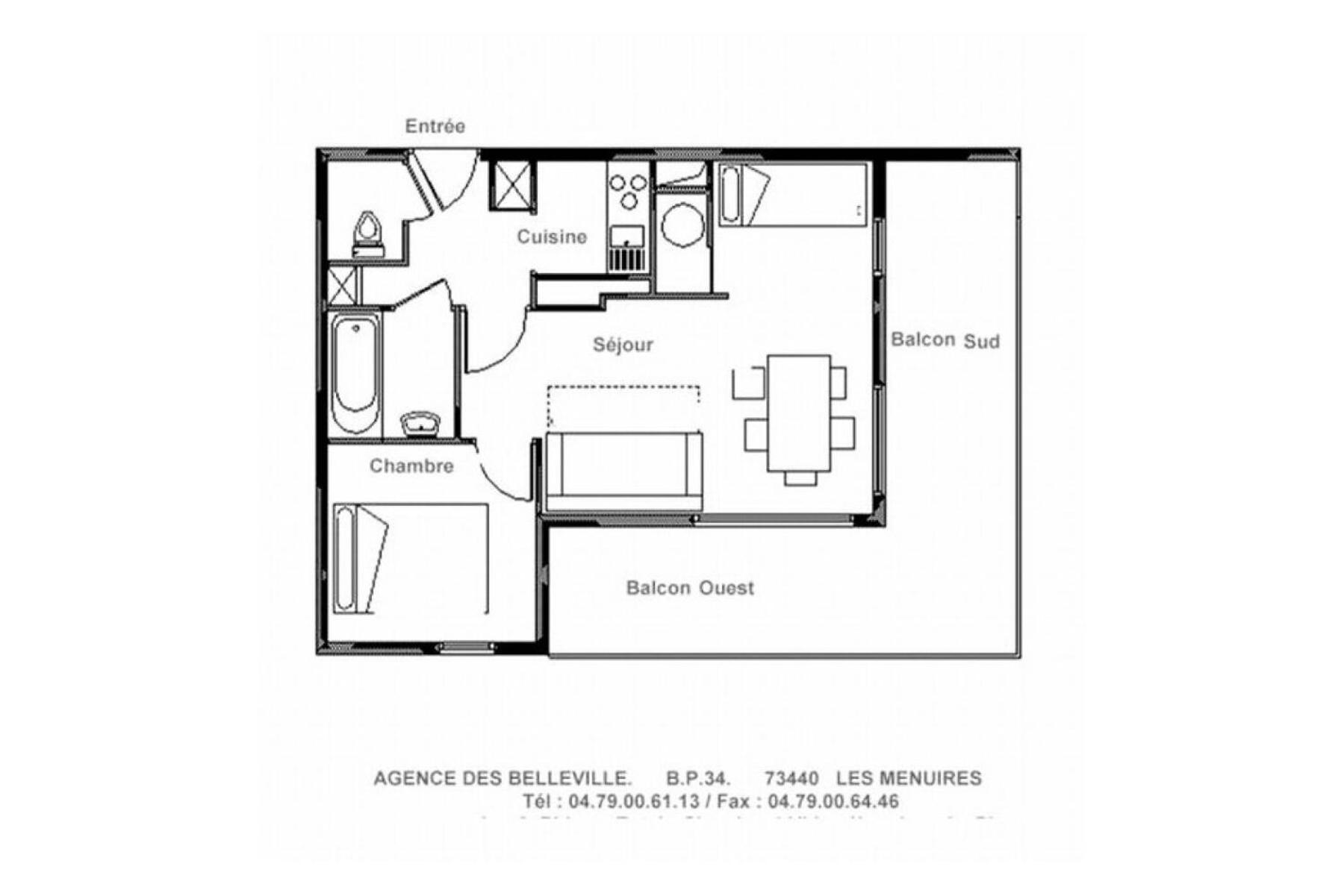 Residence Bellevue - Appartement Lumineux - Au Pieds Des Pistes - Balcon Mae-3484 圣马丁德贝尔维尔 外观 照片